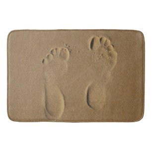 Bath Mat - Footprints in the Sand