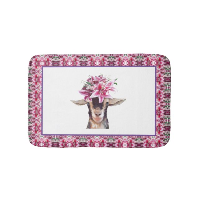 Bath Mat Lilly the Goat (Front)