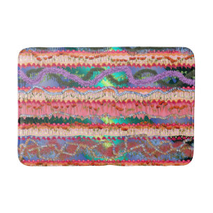 Bath Mat Medium Abstract Design