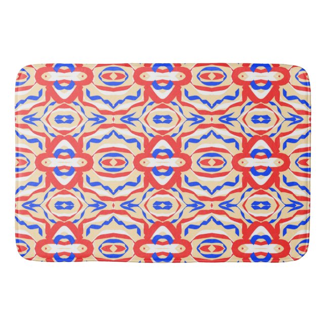 Bath Mat, Multi color modern classic design  Mat (Front)