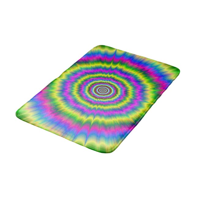 Bath Mat Neon Explosion (Angled)