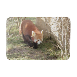 Bath Mat Photo red panda , animals 0126.