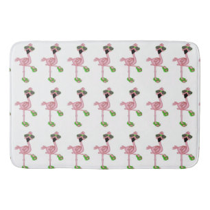 Bath Mat/Pink Flamingos Bathroom Mat