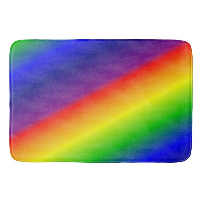 Bath Mat/Rainbow Bathroom Mat (Front)