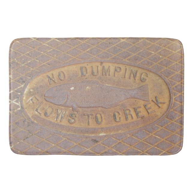Bath Mat - Street Architecture Fish (Front)