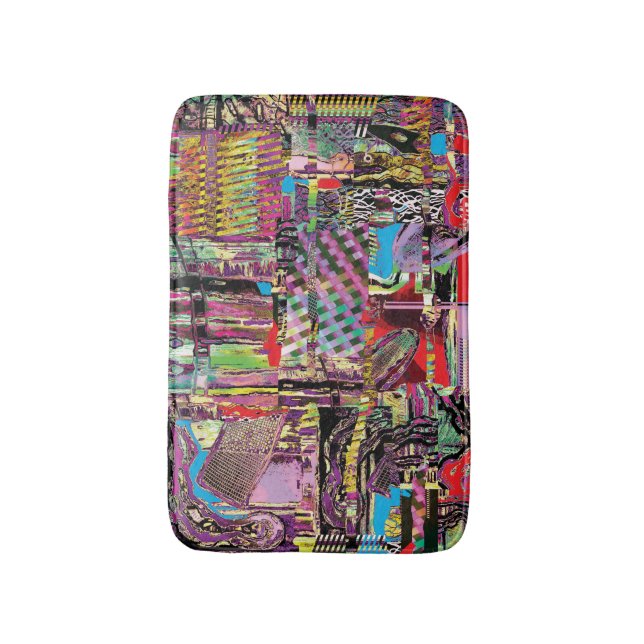 Bath Mat – Urban Fractals (Front Vertical)