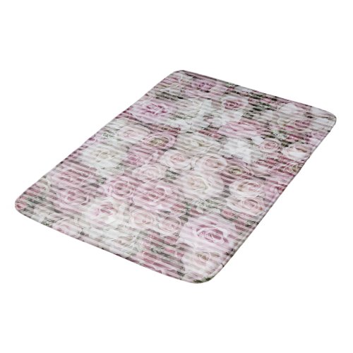 Bath Mat _ Victorian Roses Collage