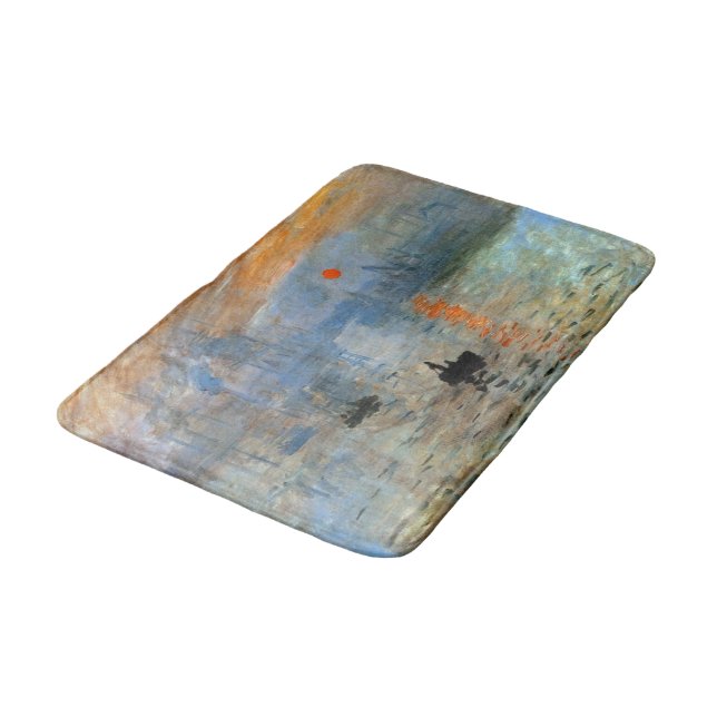 Bath Mat with Impression, Sunrise (Angled)