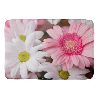 Bath Mats - Daisy Gerbera Flowers
