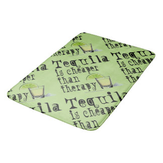 BATH MATS - TEQUILA, CHEAPER THAN THERAPY