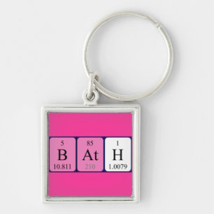 Bath periodic table keyring