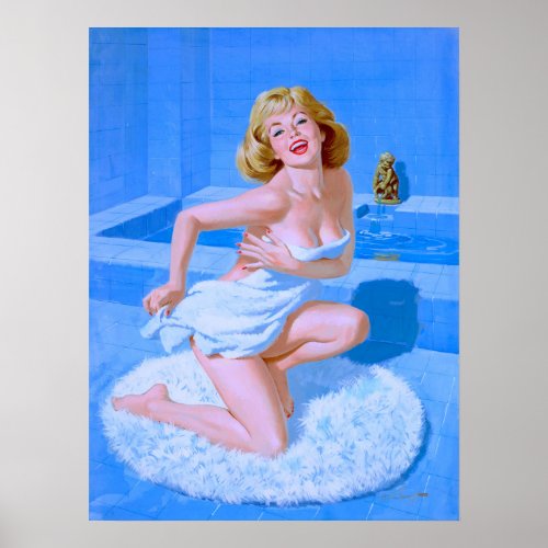 Bath Pin Up Poster