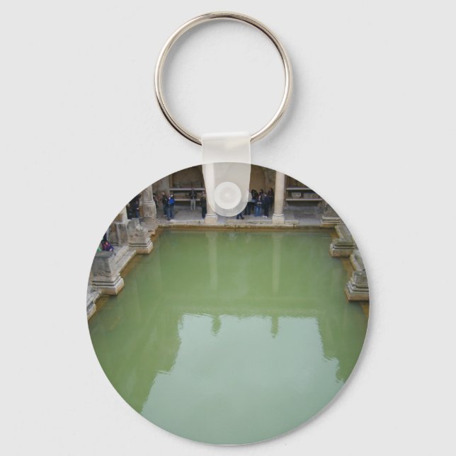 bath roman baths keychain (Front)
