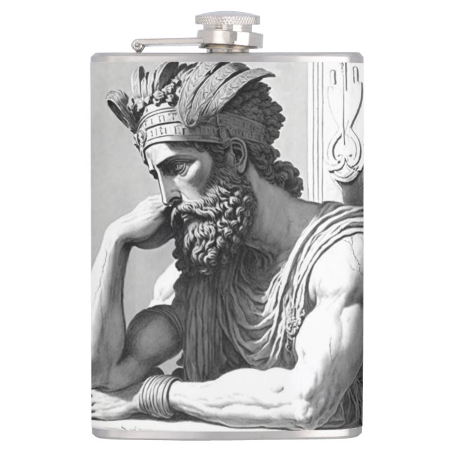 bath sign flask (Front)