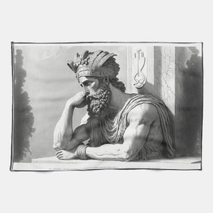 bath sign kitchen towel