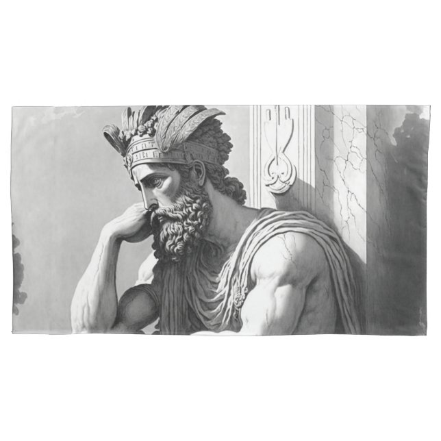 bath sign pillow case (Front-Left)