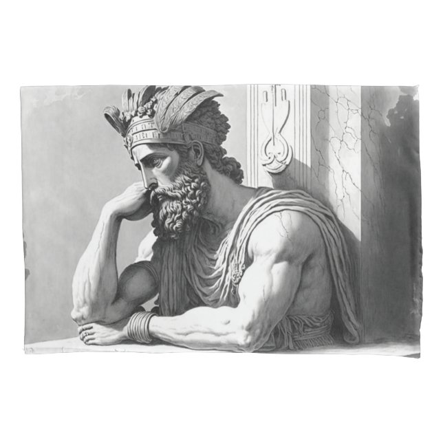 bath sign pillow case (Front-Left)