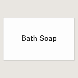 Bath Soap labels