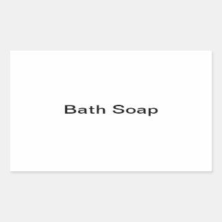 Bath Soap labels