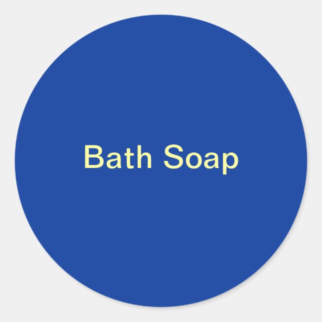Bath Soap labels (Front)