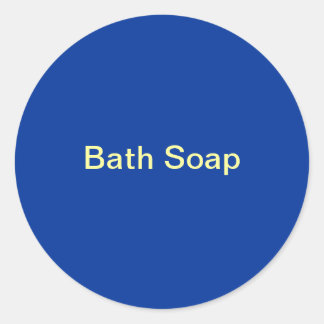 Bath Soap labels