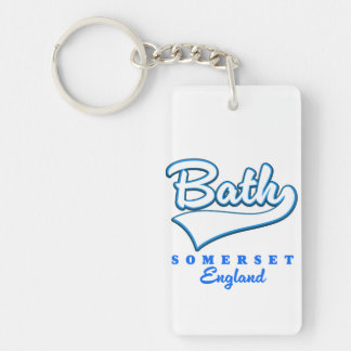 Bath Somerset travel logo Keychain