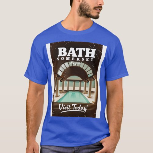 Bath Somerset travel poster T_Shirt