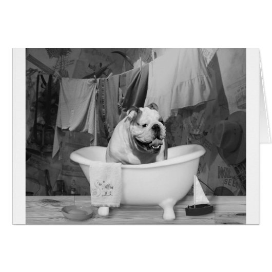Bath time big fellow cards (Front Horizontal)