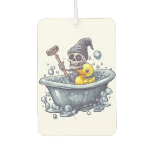 Bath Time Bones � Cute Funny Skull in Tub Air Freshener