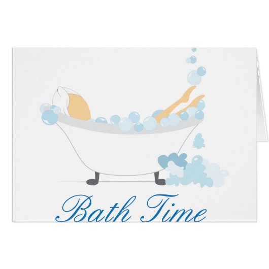 Bath Time Cards (Front Horizontal)