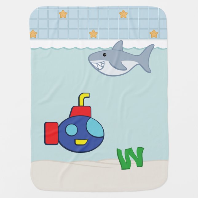 Bath Time Fancies Baby Blanket (Front)