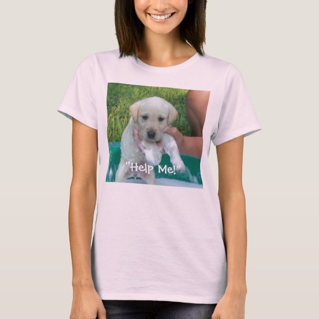"Bath Time For Charlie!" T-Shirt (Front)