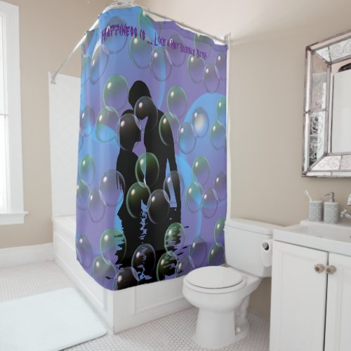 Bath_time Fun _ Bubbles  _  Shower Curtain