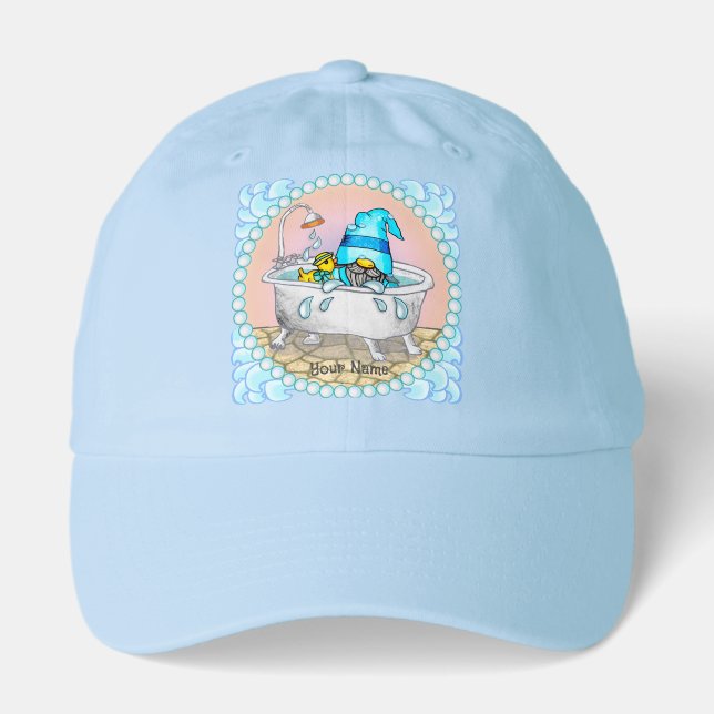 Bath time gnome  hat (Front)