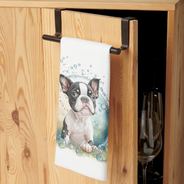 Bath Time Kitchen Towel (Thirds Fold)