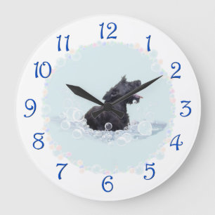 Bath Time Large Clock