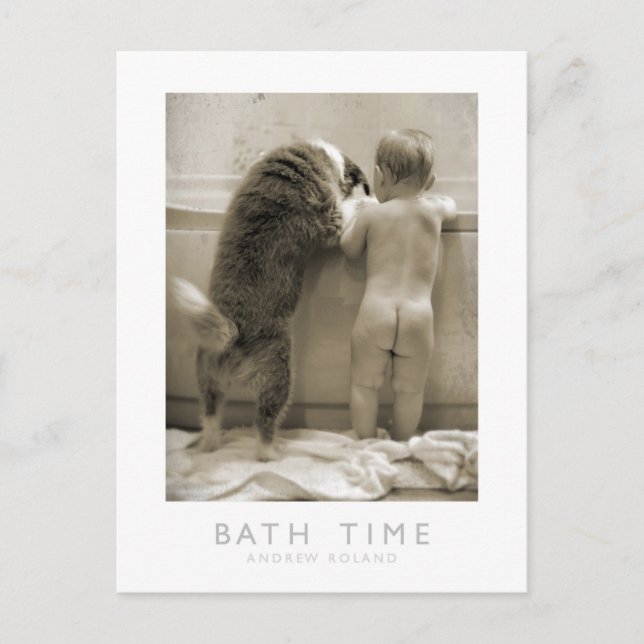 Bath Time Postcard (Front)