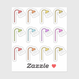 Bath Time Tubs Shower Tracker Reminder Planner Sticker