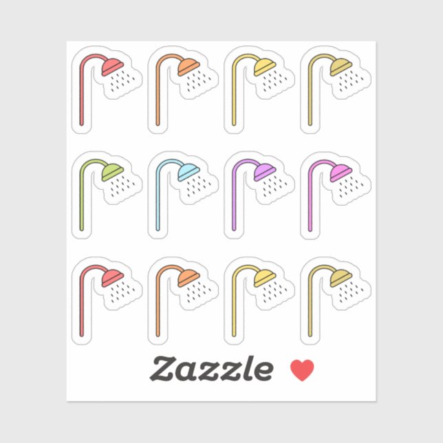 Bath Time Tubs Shower Tracker Reminder Planner Sticker (Sheet)