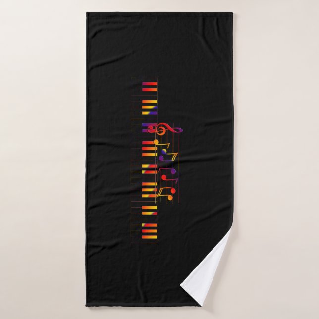 Bath Towel "Music" (Bath Towel)