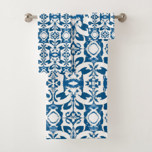 Bath Towel Set | Bohemian Blues (Insitu)