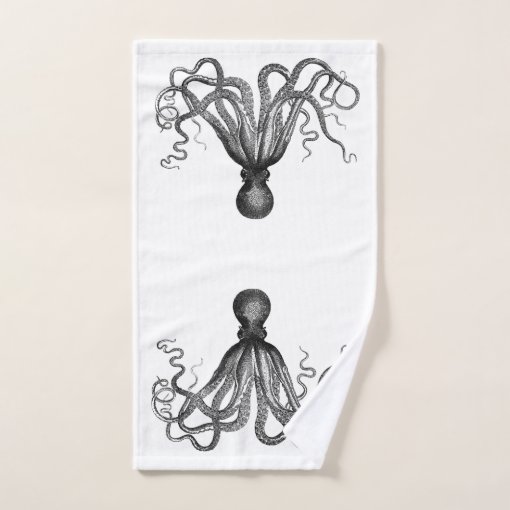 Bath Towel Set Octopus | Zazzle