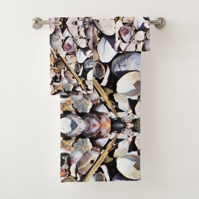Bath Towel Set - Sea Shells (Insitu)