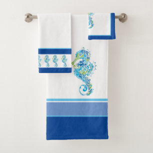 Bath Towel Set Seaside Royal Multi Color