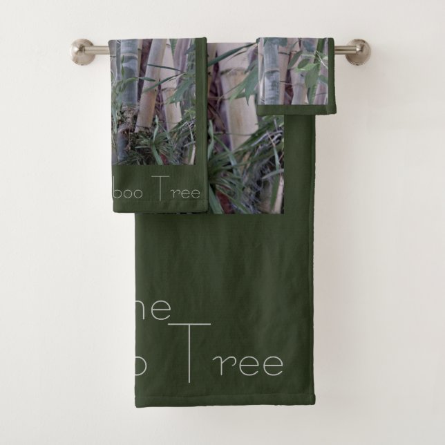 Bath Towel Set The Bamboo Tree Opt. 2 (Insitu)