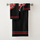 Bath Towels Sets With Firefighter Maltese Cross at Zazzle