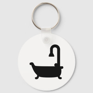Bath tub shower keychain