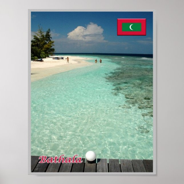 Bathala - Maldives - Panorama - Poster (Front)