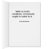 Bathed in Laughter Cards (Inside (Right))