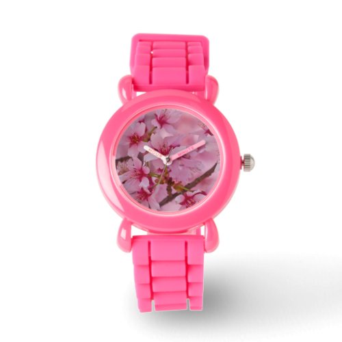 Bathed in Pink Japanese Cherry Blossoms Watch